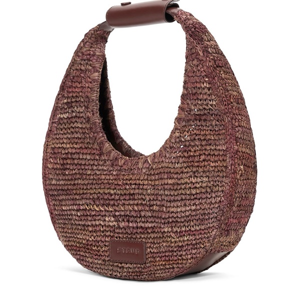 Staud moon raffia tote bag EUC - Picture 1 of 1